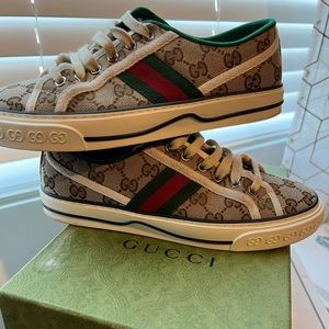 Women's GG Gucci Tennis 1977 sneaker